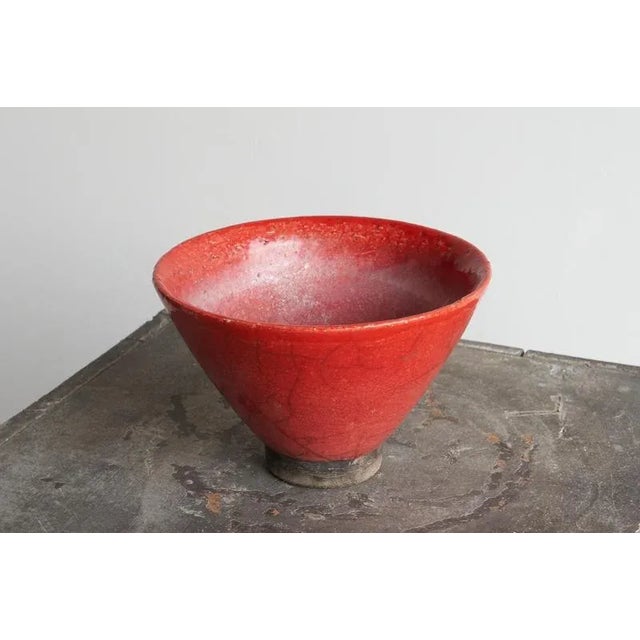 Purple Craquelé Glazed Sang De Boeuf Bowl, 1930s For Sale - Image 8 of 14