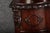 Narrow Chest of Drawers in Mahogany with Cast Iron Candlesticks and Mirror, 1860s For Sale - Image 13 of 18