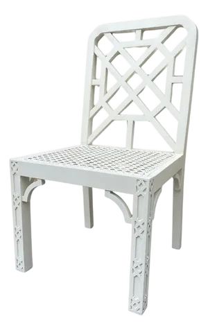 Chinese Chippendale Style Carved Fretwork Armchair