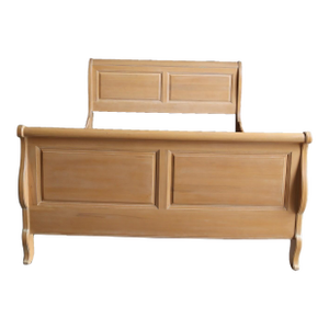 Ethan Allen Country French Raised Panel Sleigh Bed