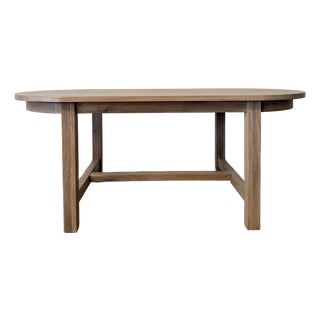 Amber White Oak Dining Table in Natural Finish For Sale