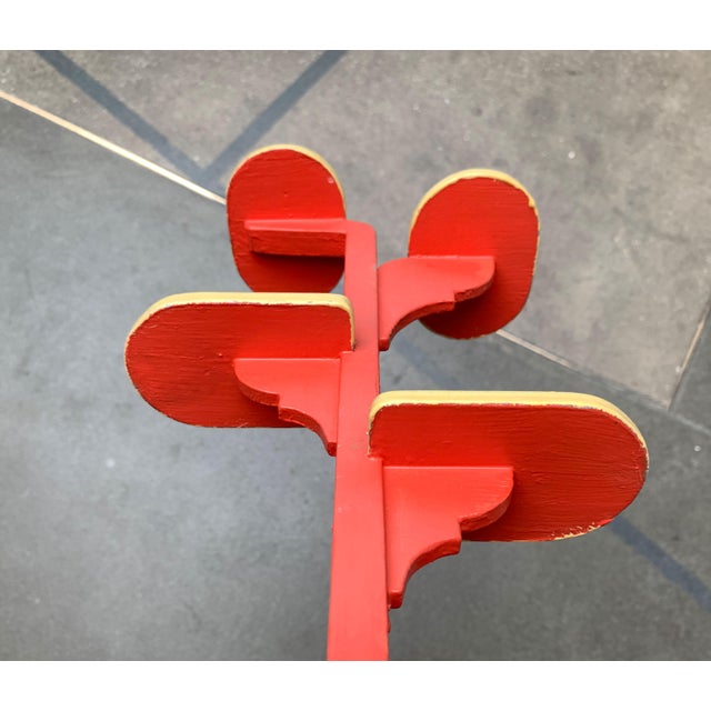 Mid-Century Wooden Plant Stand, 1960s For Sale - Image 4 of 18