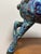 Antique Chinese Cloisonné Prancing Horse Sculpture | Large Republic Period Bronze & Enamel Figurine | Turquoise Scrollwork | 18" Asian Art For Sale - Image 9 of 12