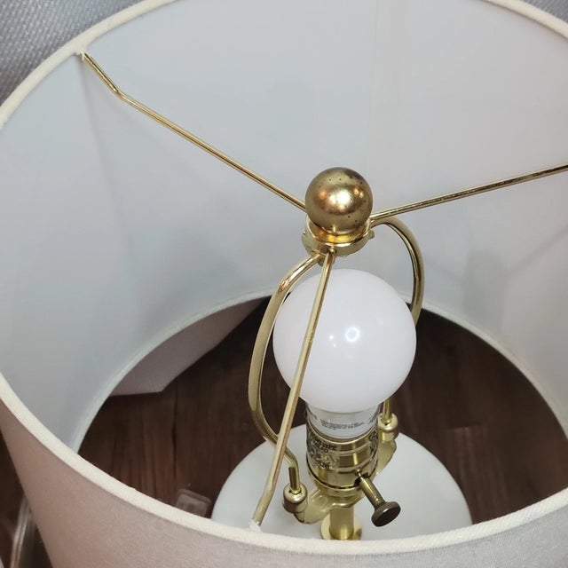 Kate Spade 1990s Modern Kate Spade Confetti Gold Polkadot Table Lamp For Sale - Image 4 of 8