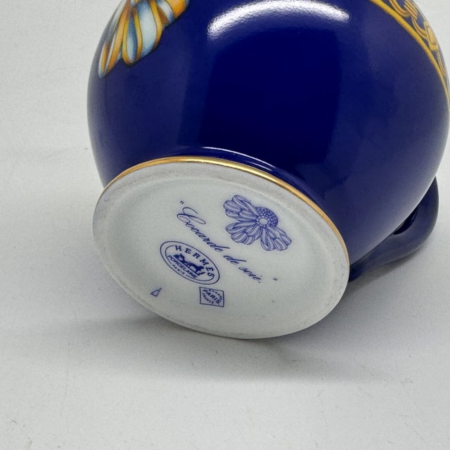 Hermès Cocarde de Soie Milk Jug from Hermès, 1980s For Sale - Image 4 of 5