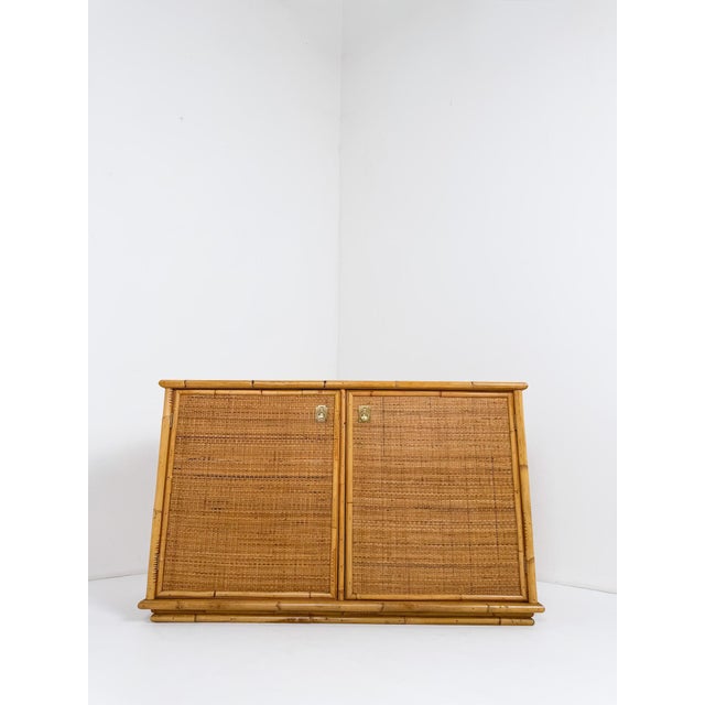 Mid-Century Italian Bamboo, Rattan and Cane Sideboard by Dal Vera, Italy, 1970s For Sale - Image 10 of 18