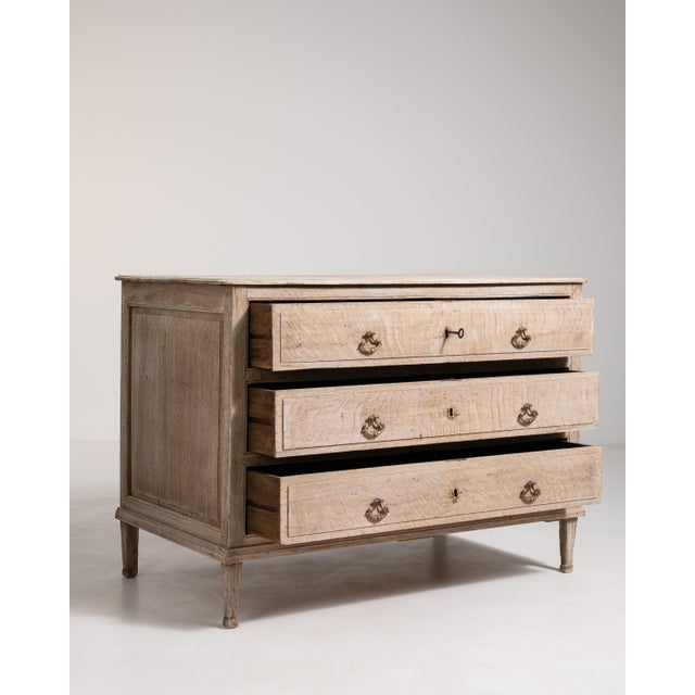Early 19th Century French Oak Chest of Drawers, Antique, France, Early 19th Century For Sale - Image 5 of 14