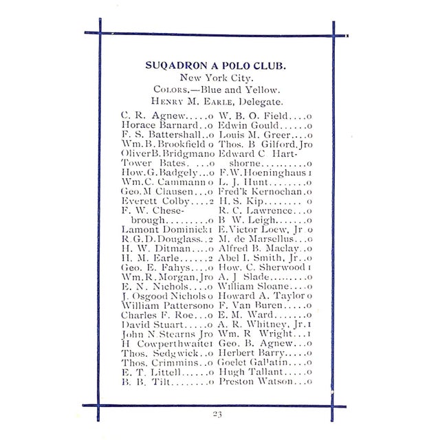White Polo Association 1901 Annual For Sale - Image 8 of 13