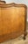 Wood Vintage Louis XVI French Oak Double Bed Frame with Carved Headboard For Sale - Image 7 of 12