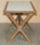 Antique Victorian Oak X Frame Dining Table with Marble Top, 1870s For Sale - Image 11 of 18