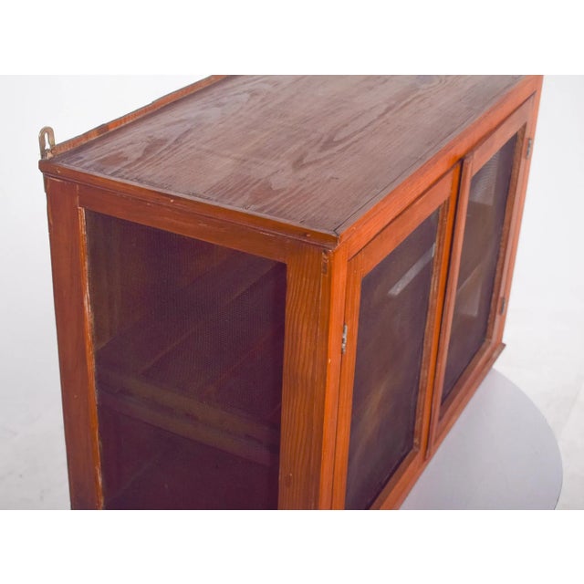 Vintage Portuguese Rustic Wall Cabinet, 1950s For Sale - Image 9 of 12