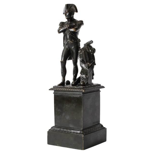 19th Century Napoleon Bonaparte Library Bronze Sculpture For Sale - Image 17 of 17