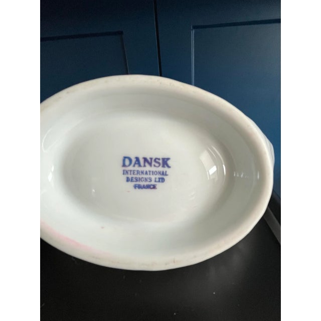 White French Porcelain Fish Boat by Dansk For Sale - Image 8 of 10