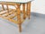 Mid-Century Modern Vintage Coffee Table in Clear Glass and Rattan, 1970s For Sale - Image 3 of 13