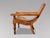 Large Vintage Teak and Cane Colonial Planters Chairs, 1920, Set of 2 For Sale - Image 4 of 12