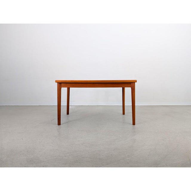 Mid-Century Modern Vintage Extendable Dining Table in Teak by Jalk Grete For Sale - Image 3 of 14