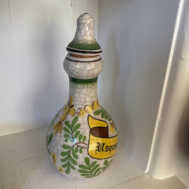 Late 20th Century Vintage Whiskey Decanter “Usquebaugh” Means Water of Life For Sale - Image 5 of 5
