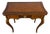 Parquetry Game Table with Green Felt Top, 1950s For Sale