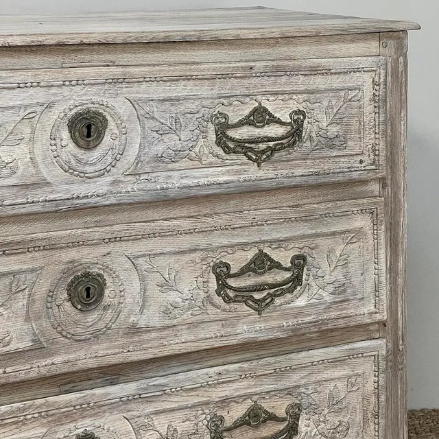 18th Century Country French Whitewashed Commode For Sale - Image 11 of 12