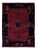 Burgundy Antique Art Deco Handmade Chinese Floral Motif Wool Rug For Sale