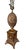Measures: 28.25” tall including finial 20.5” tall without finial 6.5” wide 6.5” deep