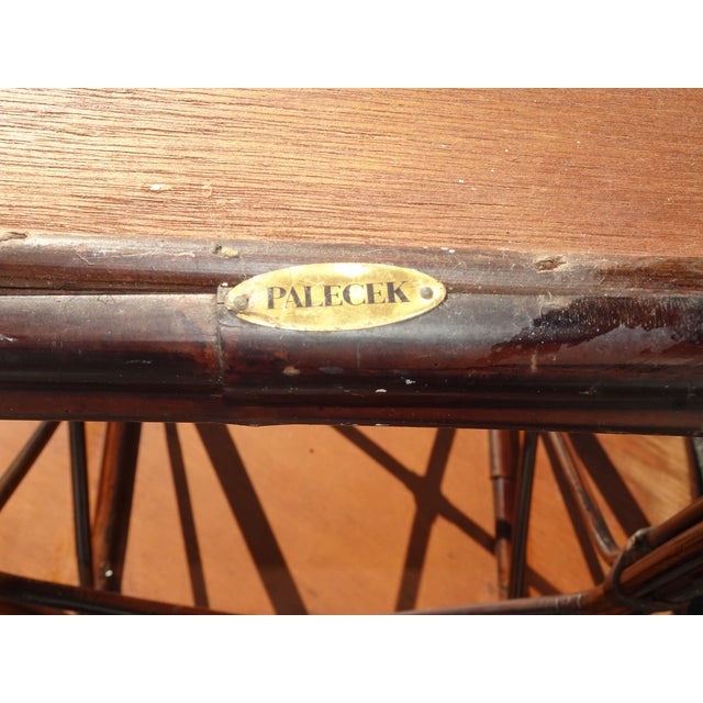 Unique Table in Good Rustic Vintage Condition. Solid and Firm. The leather top is breaking off in some areas. This does...