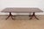 Baker Furniture Historic Charleston Georgian Banded Mahogany Double Pedestal Extension Dining Table, Newly Refinished For Sale - Image 12 of 12