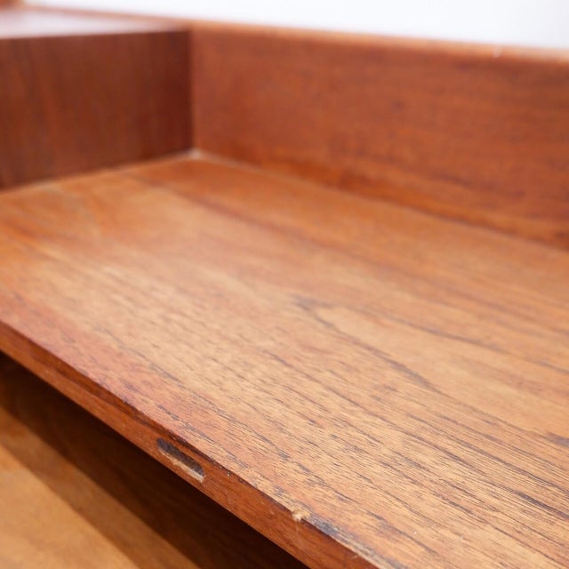 Brown Desk by Svend Åge Madsen for K. Knudsen & Søn, Denmark, 1950s For Sale - Image 8 of 18