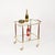 Mid-Century Bar Cart in Brass and Wood from Cesare Lacca, Italy, 1950s For Sale - Image 6 of 16