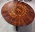 Charles X period marquetry pedestal table Star motif decoration Circular top with a frieze Beautiful patina Rests on a...