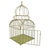 Victorian Green Metal Vintage Victorian Birdcage For Sale - Image 3 of 5