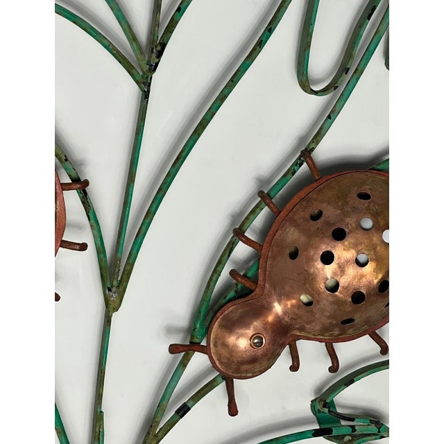 Leaf Sconce in the style of Mathieu Mategot, 1950s For Sale - Image 6 of 8