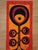 Mid-century screen-printed wall hanging. Signed by the german artist Traute Sänger Unused, very rare find in this...