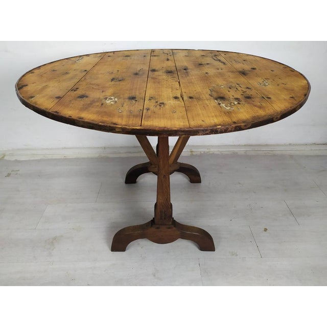 Folding Winegrower Table, in Good conditions. Designed before 1890