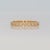 2020s Diamond Band With Milgrain Detailing: Solid 14k Gold – Round Minimalist Jewelry, Size 6.75 For Sale - Image 5 of 9
