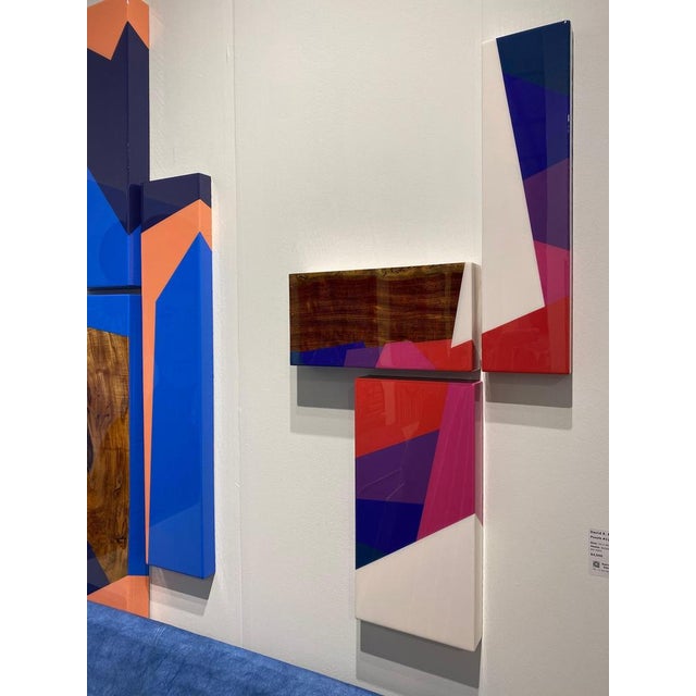 David E. Peterson, Puzzle #120 Abstract Wall Sculpture, 2022, Wood & Resin For Sale - Image 13 of 14