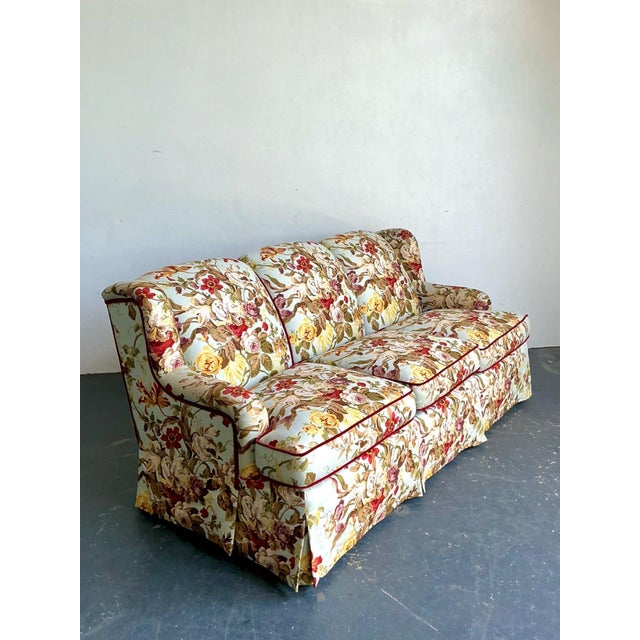 Vintage High Back Sofa in House of Hackney Chintz For Sale - Image 13 of 17