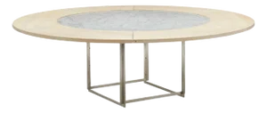 Poul Kjaerholm, Fritz Hansen, Marble, Maple, Steel, Pk-54 Dining Table, 2011