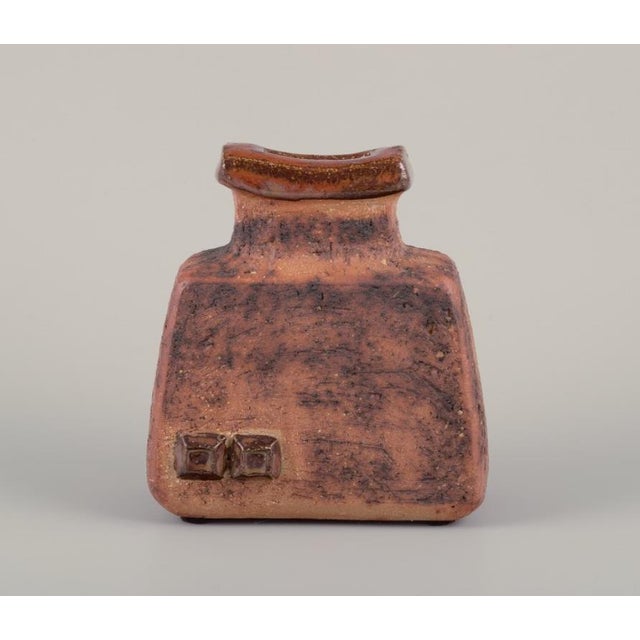 Ceramic Vase by Curt Magnus Addin, 1970s For Sale - Image 3 of 8