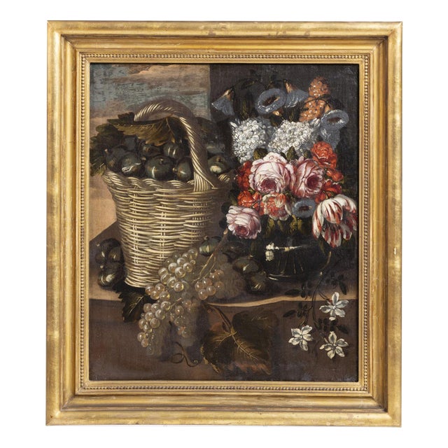 Spanish School Artist, Still Life, 17th Century, Oil on Canvas For Sale