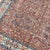 1960s Vintage Rug, Faded Brick Red & Blue All-Over Floral, Kerman Style – 6'8" X 9'9" For Sale - Image 5 of 5
