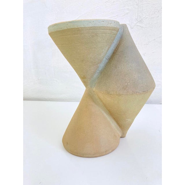 Geometric Studio Ceramics Vase by Jochen Schimpfle, 1970s For Sale - Image 10 of 10