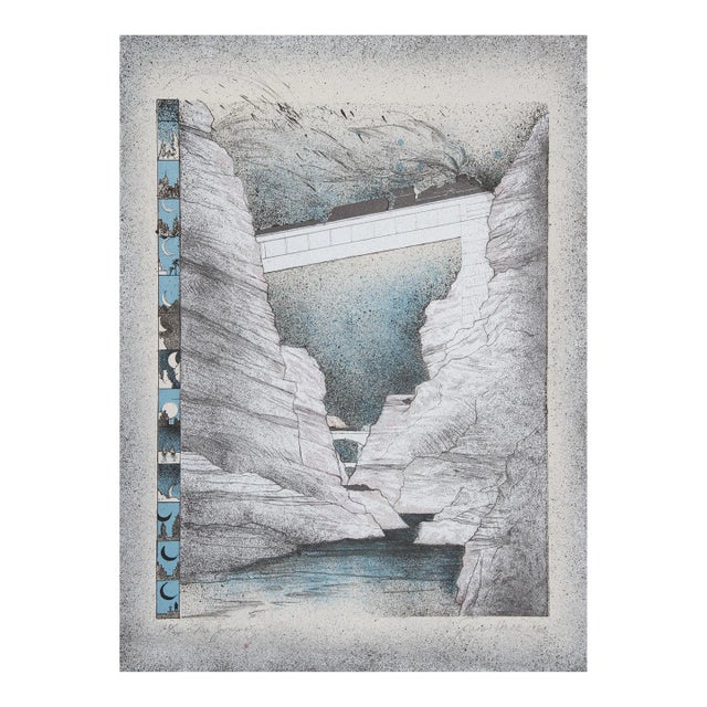 1980s "The Journey" Lithograph by Susan Hall For Sale