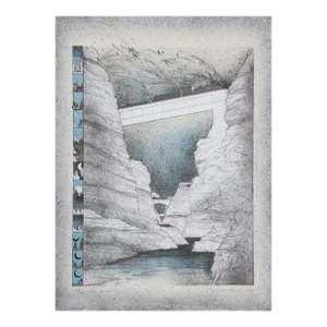 1980s "The Journey" Lithograph by Susan Hall