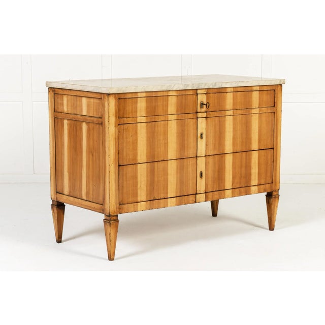 Italian Fruitwood Chestx of Drawers, 19th Century, Set of 2 For Sale - Image 6 of 10