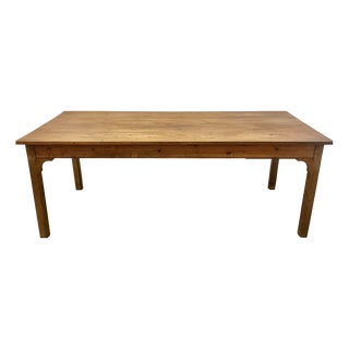 French Dining Table in Oak For Sale