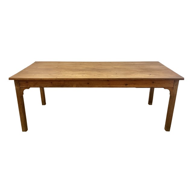 French Dining Table in Oak For Sale