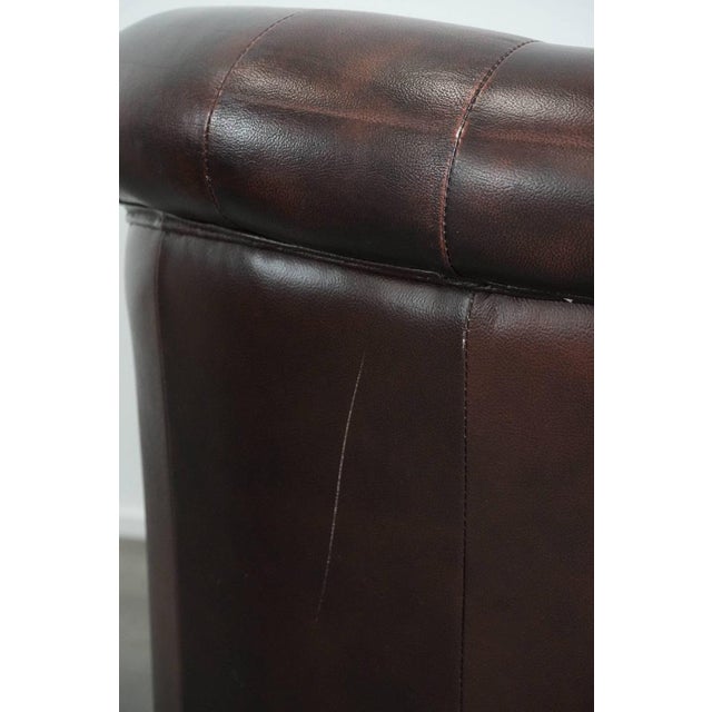 Chesterfield Club Chairs in Cowhide Leather, Set of 2 For Sale - Image 15 of 18