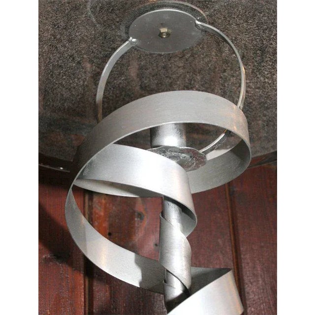 Glass Steel Desk Lamp For Sale - Image 7 of 15