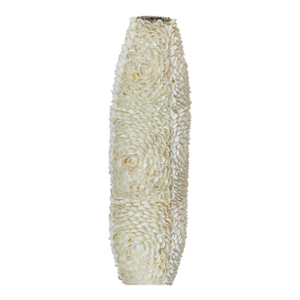 Gorgeous Sea Shell Encrusted Coastal Tall Vase